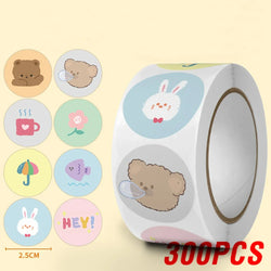 100-500pcs Cartoon Animation Children's Toy Sticker School Classroom Training Motivational Stickers Stationery Labels (ONLINE ORDER ONLY)