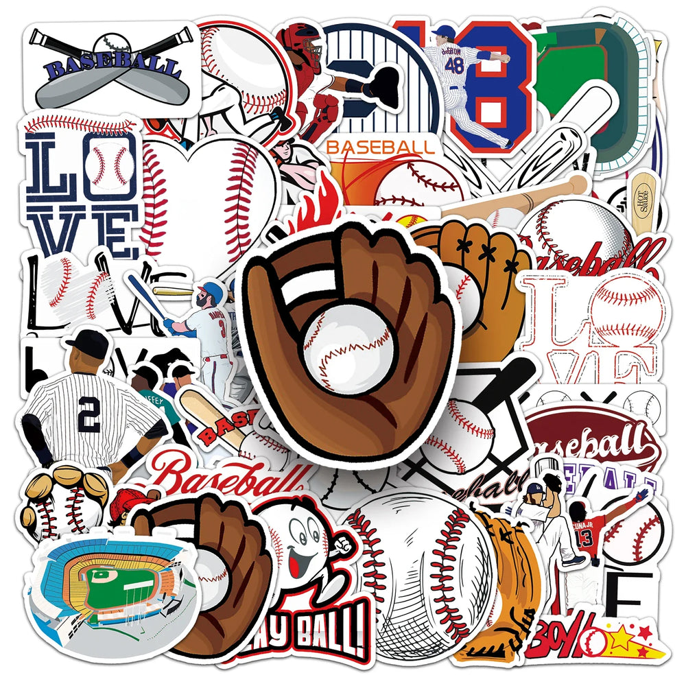 50Pcs Cute Waterproof Vinyl Stickers for Skateboard Snowboard (Online Order Only)