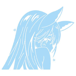 Japanese Anime Car Sticker Window Decoration Beautiful Girl Stickers Laptop Computer Auto Parts Vinyl Decal (ONLINE ORDER ONLY)