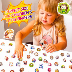 10/50Pcs Cartoon Animal Hedgehog Graffiti Waterproof Sticker Personalized Decoration Creative Refrigerator CupHelmetWholesale (ONLINE ORDER ONLY)