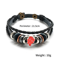 Anime Woven Cowhide Bracelet – Multilayer Buckle Gift (ONLINE ORDER ONLY)