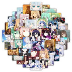 58pcs DATE A LIVE Stickers for Suitcase, Water Cup, Stationery, Phone, Laptop, Refrigerator (ONLINE ORDER ONLY)