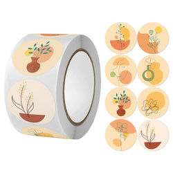 100-500pcs Cute Scrapbooking Stationery Stickers Envelope Sealing Label Personalized Small Business Gift Decor Stickers (ONLINE ORDER ONLY)