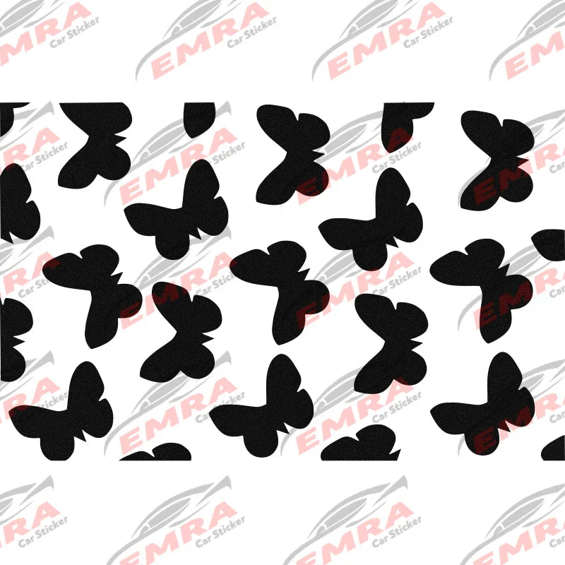 Butterfly Car Sticker for Triangular Window Outdoor Decoration Universal All Vehicles Accessories PVC Waterproof Vinyl Decals (ONLINE ORDER ONLY)