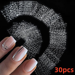 30pcs 3D Daisy Design Nail Art Sticker Set Acrylic Sanding Colorful Floral Decals Self-Adhesive Nail Art Supplies DIY Manicure * (ONLINE ORDER ONLY)