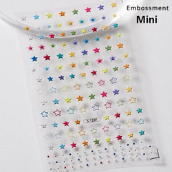 Retro Love Heart White Lace flower Bowknot Tie Pink Bear Flower Strawberry Adhesive Nail Art Stickers Rhinestone Manicure Decals (ONLINE ORDER ONLY)