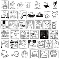 Animal Stickers Pack: Laptop, Luggage, Phone, Car, Kids Gift (ONLINE ORDER ONLY)