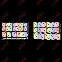 102PCS Angular Shape Sticker For Car Accessories Decoration Side Camouflage Kit Wrap Camo Tuning Styling Waterproof Vinyl Decals (ONLINE ORDER ONLY)