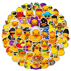 Yellow Duck Stickers 10/25/50pcs for DIY Decor, Water Bottle, Laptop, Skateboard (Online Order Only)