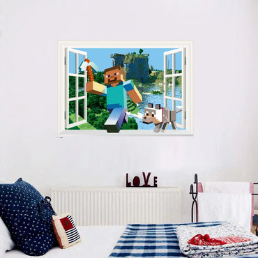 3D Cartoon Wall Stickers for Kids - PVC Eco-Friendly Decor Gifts (Online Order Only)