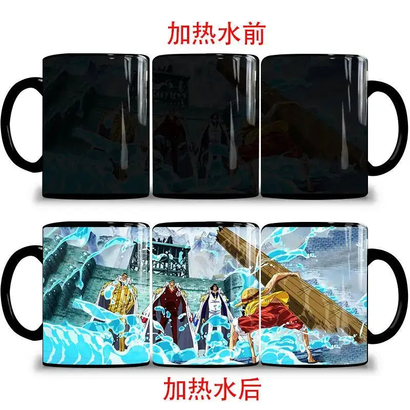 One Piece Color Changing Mug: Nika Luffy & Ace Magic Cup (ONLINE ORDER ONLY)