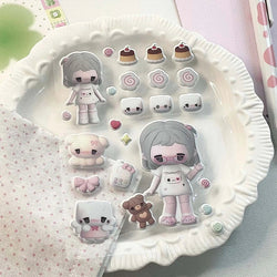 Ins Cute Model Bubble Sticker for Phone Camera Luggage Journal Sticker Kawaii Decoration Sticker Gift (ONLINE ORDER ONLY)
