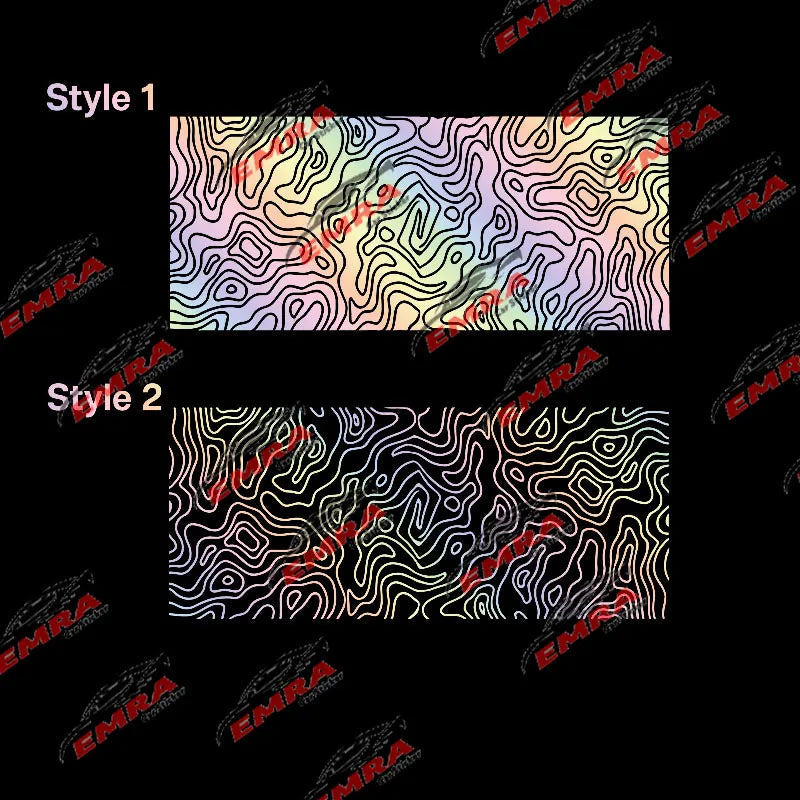 Universal Topography Quarter Window Car Sticker Suitable For Most Decoration Accessories Die Cutting Vinyl Decals (ONLINE ORDER ONLY)