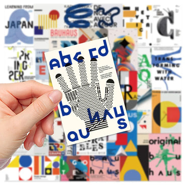 10/20/40PCS Bauhaus Art Sticker Packs (ONLINE ORDER ONLY)