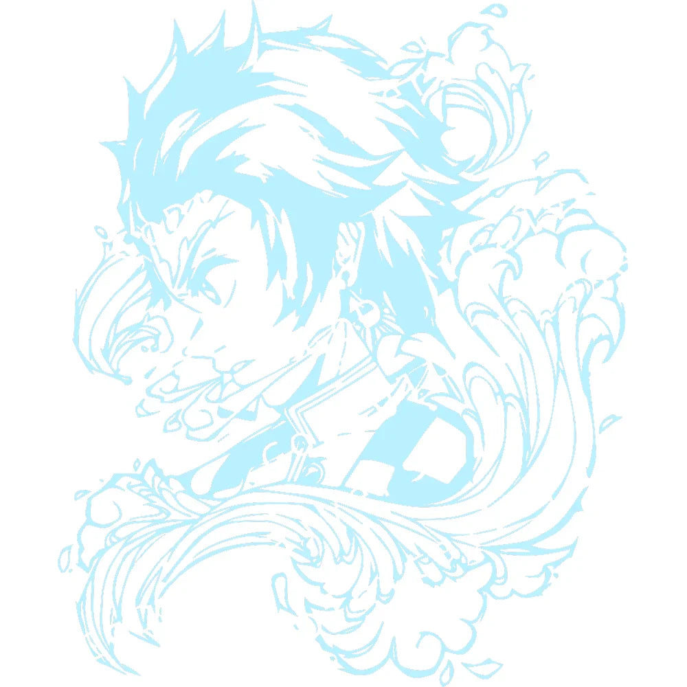 Japanese Anime Car Sticker Individual Decoration Door Donnet External Parts Waterproof Die-Cutting PVC Vinyl Decals (ONLINE ORDER ONLY)