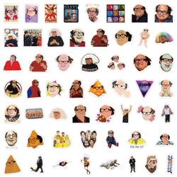 10/60pcs Funny Danny Devito Stickers Decoration Suitcase Scrapbooking Laptop Phone Stationery Japan Manga Kid Toy (ONLINE ORDER ONLY)