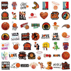 10/30/50PCS New Love Basketball Graffiti Stickers Waterproof Luggage Notebook Skateboard Refrigerator Stickers Wholesale (ONLINE ORDER ONLY)