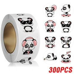 100-500pcs Cute Cartoon Panda Stickers Reward Sticker for Kids Gift Wrapping Decor Envelope Sealing Labels Stationery Stickers (ONLINE ORDER ONLY)