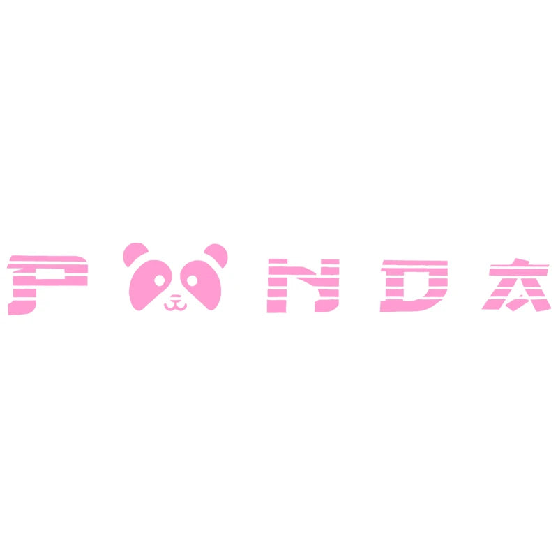 Panda for Car Sticker Decoration Door Windshield Banner External Accessories Die Cut Waterproof Vinyl Decals (ONLINE ORDER ONLY)