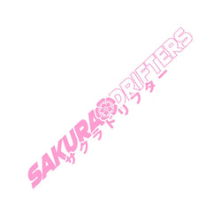 Sakura Drifters JDM Sticker for Car Window Decoration Sticker Front Windshield External Accessories Waterproof Vinyl Decals (ONLINE ORDER ONLY)
