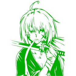 Japanese Anime Car Sticker Individual Decoration Door Donnet External Parts Waterproof Die-Cutting PVC Vinyl Decals (ONLINE ORDER ONLY)