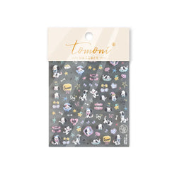 Fruits Apple Strawberry Animals Bear Dog Party Dream Flower Bone Rain Self Adhesive Nail Art Decoration Sticker Manicure Decals (Online Order Only)