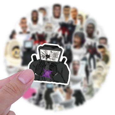 10/30/50PCS Cartoon Game Skibidi Toilet Stickers Kids Toys Graffiti For Phone Fridge  Skateboard Laptop Bike DIY Decoration Gift (ONLINE ORDER ONLY)