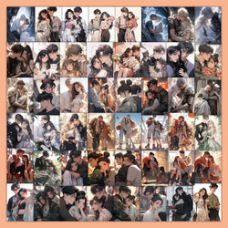 Anime Couple Stickers for Phone, Laptop, Luggage, Skateboard - 10/30/60PCS (Online Order Only)