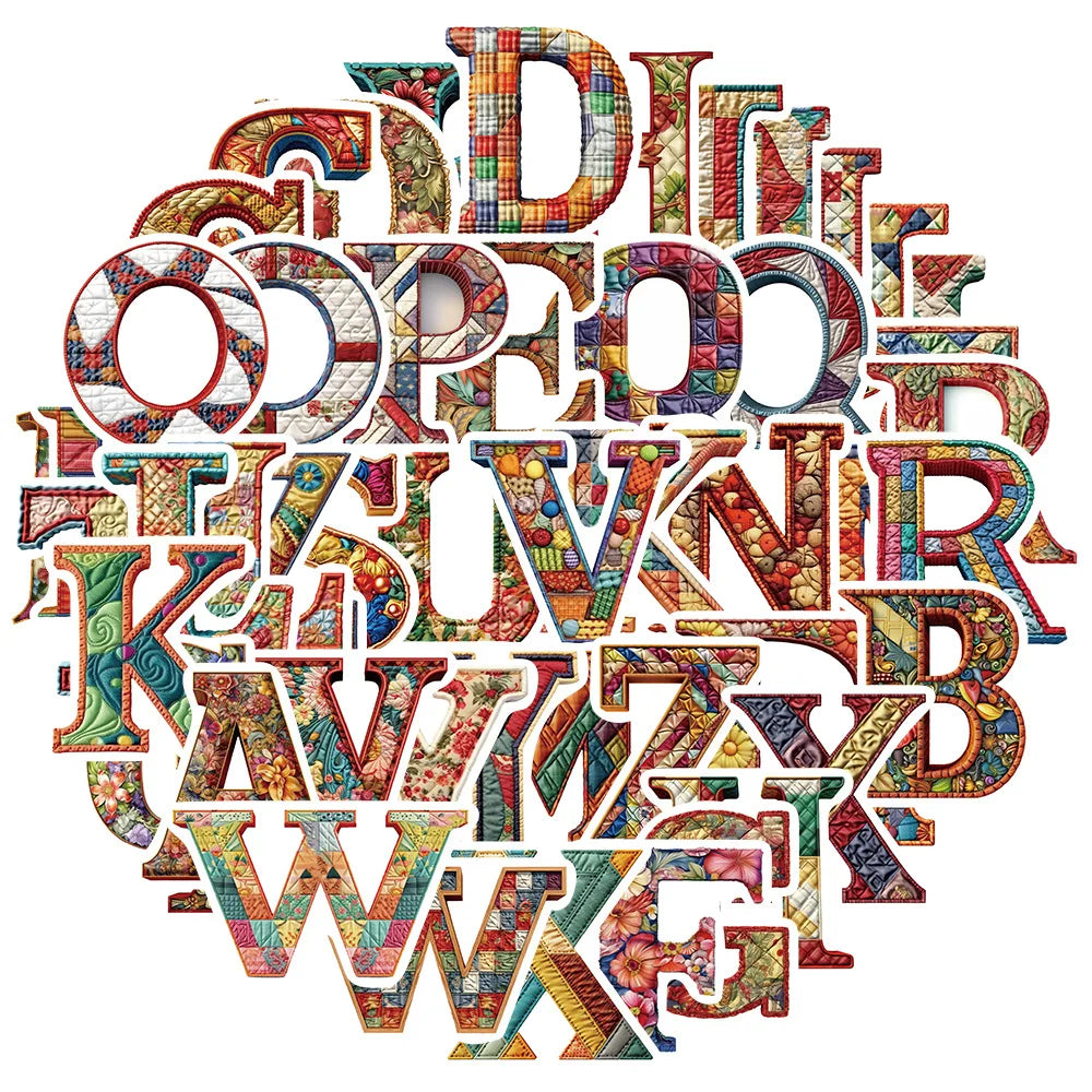 26 Alphabet Vinyl Stickers for Laptop, Luggage, Car, Fridge, DIY (ONLINE ORDER ONLY)