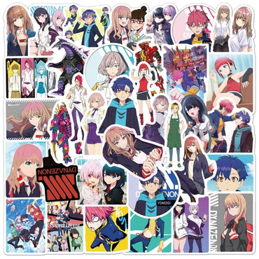 50pcs SSSS.DYNAZENON Anime Stickers for Laptop, Phone, Scooter, Suitcase, Water Bottle, Stationery, Refrigerator (Online Order Only)