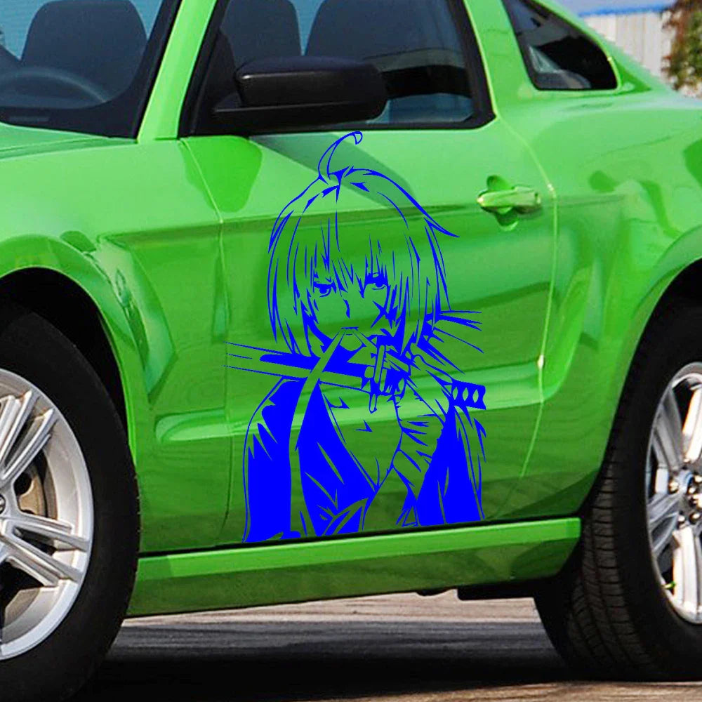 Japanese Anime Car Sticker Individual Decoration Door Donnet External Parts Waterproof Die-Cutting PVC Vinyl Decals (ONLINE ORDER ONLY)