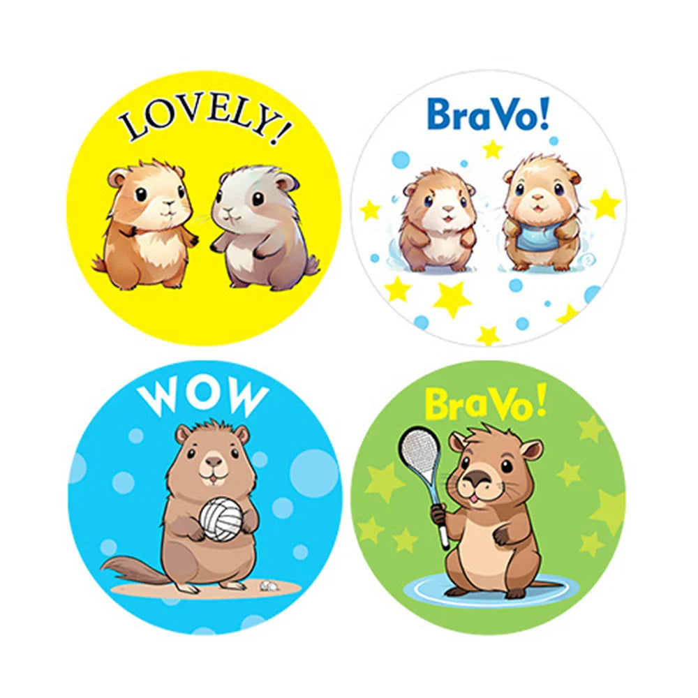100-500pcs Children's Cute Animal Reward Stickers For School Teacher Supplies Gift Decoration Label Stationery Stickers (ONLINE ORDER ONLY)