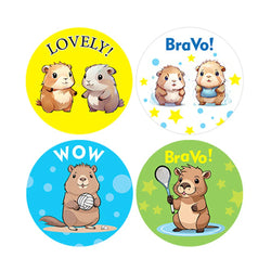 100-500pcs Children's Cute Animal Reward Stickers For School Teacher Supplies Gift Decoration Label Stationery Stickers (ONLINE ORDER ONLY)