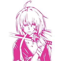 Japanese Anime Car Sticker Individual Decoration Door Donnet External Parts Waterproof Die-Cutting PVC Vinyl Decals (ONLINE ORDER ONLY)