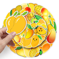 50Pcs Fruit Sticker Mango Summer Stationery Decoration Scrapbook Diary Album Planner Decoration Sticker 2023 (ONLINE ORDER ONLY)