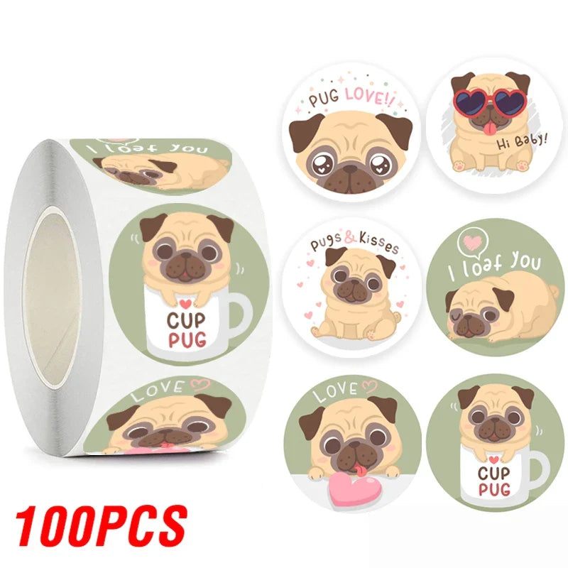 100-500pcs Cartoon Animal Reward Stickers for Kids Cute Gift Decor Stickers Labels School Encourage Children Stationery Stickers (Online Order Only)