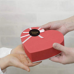 500pcs/roll Round Brown labels Thank You Kraft Stickers 1 inch Wedding Pretty Gift Envelope Sealing Label Stickers Stationery (ONLINE ORDER ONLY)