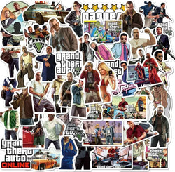 Grand Theft Auto Gaming Stickers 10/30/50pcs Laptop Fridge Decor (Online Order Only)