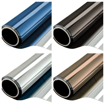2M One Way Mirror Window Film Reflective Self-adhesive Glass Film Vinyl Anti UV Heat Control Sun Blocker Tinted Window Stickers (ONLINE ORDER ONLY)