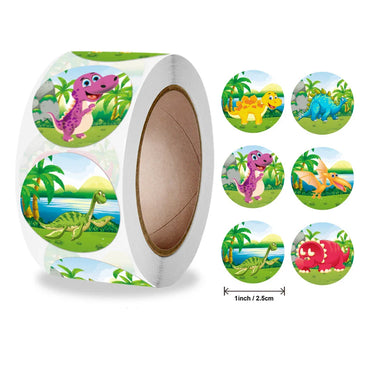 100-500pcs Stickers For Kids Teacher Reward Stickers Animal Design For School Game Baby Training Sticker Award Praise Gift (Online Order Only)