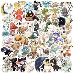 50PCS Ridiculous Fairy Tale Monster Sticker DIY Phone Laptop Luggage Skateboard Graffiti Decals Fun for Kid Toys (Online Order Only)