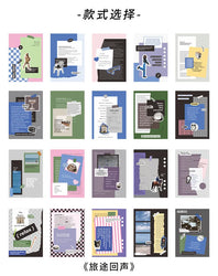 20 sheets Life Fantasy Series Scrapbooking Sticker Book Hand Account Background Decorative Sticker Label DIY Material Stationery (Online Order Only)