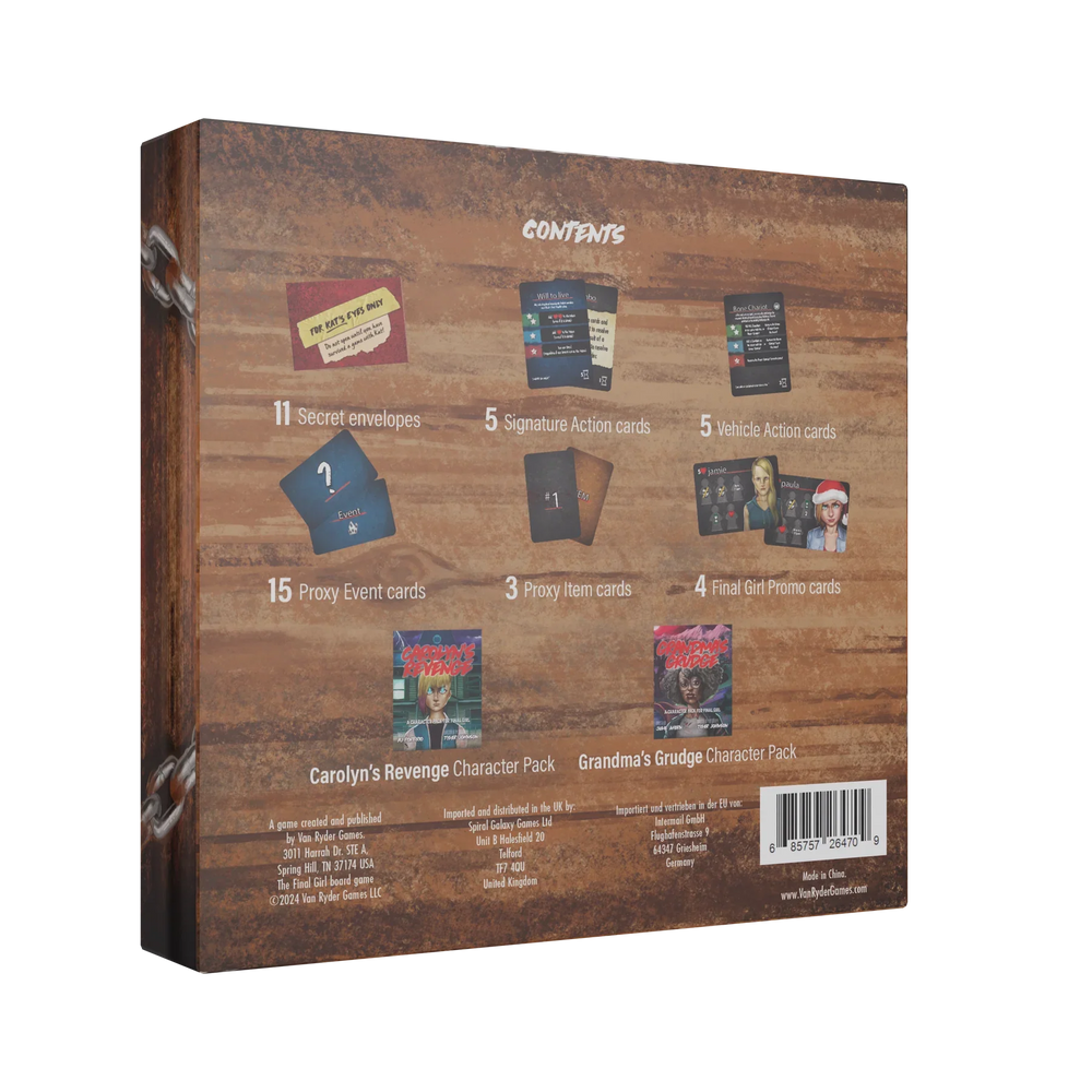 Final Girl: Series 3 Guest Stars Box (ONLINE ORDER ONLY)