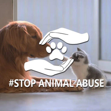 "#STOP ANIMAL ABUSE"stickers,To arouse public attention and action on animal abuse issues.For car motor &laptops (ONLINE ORDER ONLY)