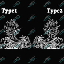 Big Anime Car Sticker Whole Body Car Customization For Side Decorate Exterior Accessories Waterproof PVC Vinyl Decals (ONLINE ORDER ONLY)