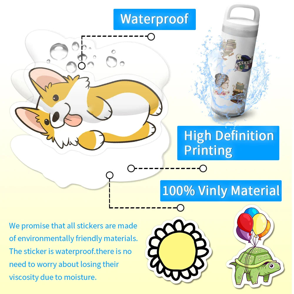 50/100PCS Psychedelic Mushroom Graffiti Stickers for Laptop Motorcycle Skateboard Art Fantasy Aesthetics Decals Waterproof Decor (ONLINE ORDER ONLY)