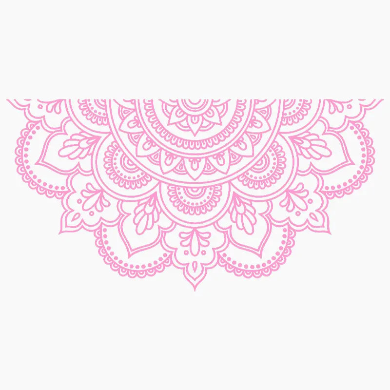Half Mandala Car Sticker Decoration Window Bodywork Styling Motorcycle Accessories Die Cutting Vinyl Decals (ONLINE ORDER ONLY)