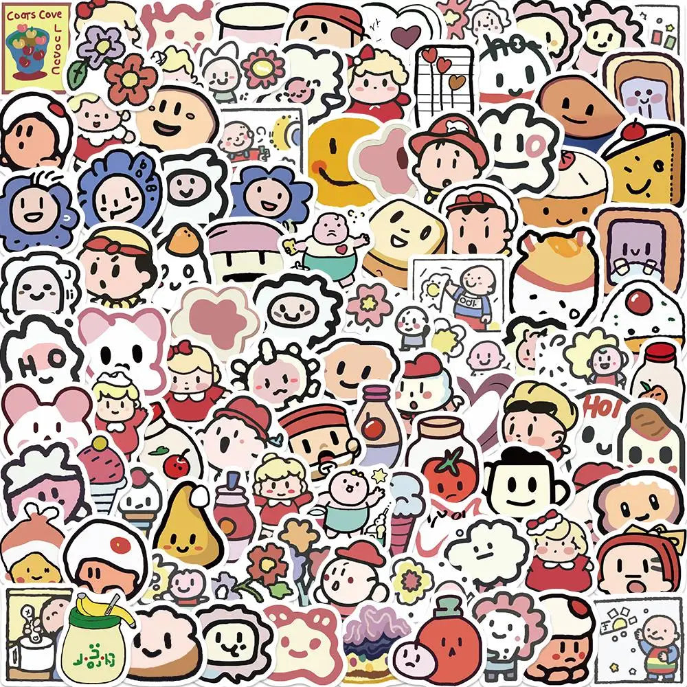 Graffiti Sticker Pack for Laptop, Luggage, Phone Case, Water Bottle, Kids Toy Decal (Online Order Only)