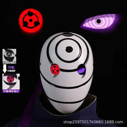 Obito Cosplay Mask: High Gloss Akatsuki Anime Prop