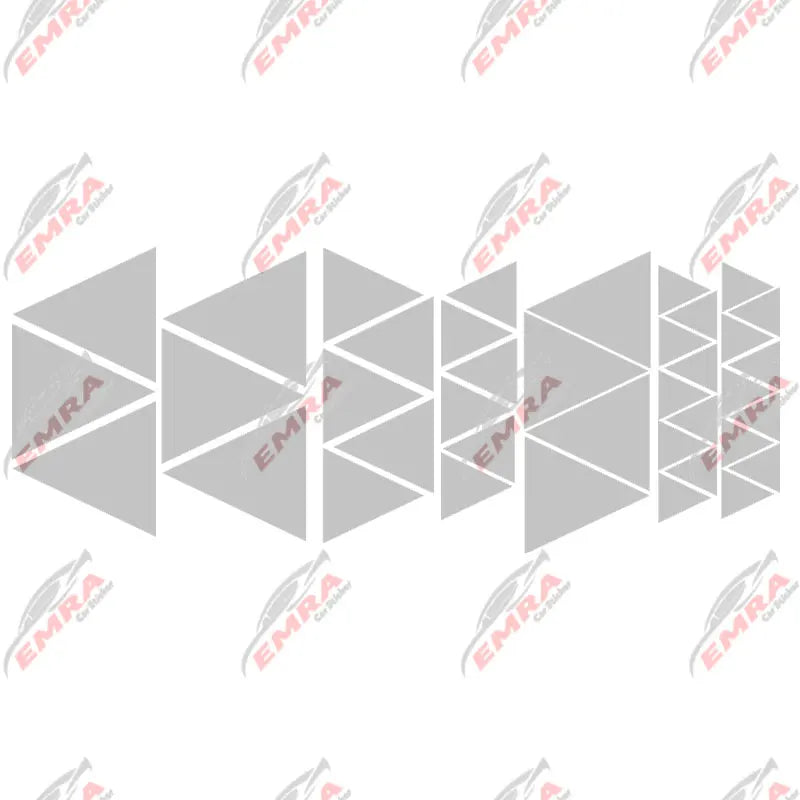 Angular Shape Sticker For Car Motorcycle Sticker Decoration Side Camouflage Kit Wrap Camo Tuning Styling Waterproof Vinyl Decals (ONLINE ORDER ONLY)